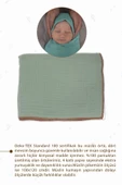 MORDESİGN %100 Pamuk 4 Katlı Müslin Bebek Battaniyesi, 100x120 cm Müslin Örtü, Yenidoğan Kundak, Soft Seri - 2