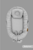 MORDESİGN Babynest Ortopedik Bebek Yatağı, Anne Yanı Bebek Yatağı, Ergonomik Tasarım, Morremix Serisi - 1
