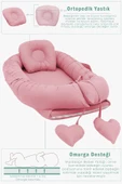 MORDESİGN Babynest Ortopedik Bebek Yatağı, Anne Yanı Bebek Yatağı, Ergonomik Tasarım, Morremix Serisi - 4