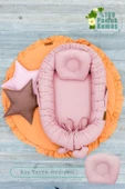 MORDESİGN Babynest Ortopedik Bebek Yatağı, Anne Yanı Bebek Yatağı, Ergonomik Tasarım, Morremix Serisi - 2