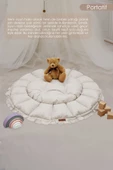 MORDESİGN Bebek Yatağı ve Oyun Halısı, Babynest, Yenidoğan Oyun Halısı,  Açılır/Kapanır Yatak, Bloom Serisi - 6