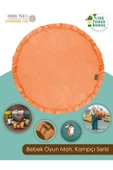 MORDESİGN Bebek/Çocuk Oyun Halısı, Yenidoğan Emekleme Pedi, Aktivite Matı, Çok Amaçlı Minder, Kampçı Serisi - 1