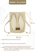 MORDESİGN Tavşan Çocuk Sırt Çantası: Kreş/Anasınıfı İçin Pamuk Kumaş Çanta, Sevimli Bunny Bag - 2