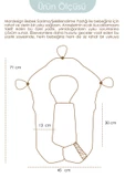 MORDESİGN Moresleep 2'si 1 arada Bebek Sarılma ve Şekillendirme Yastığı, Düz Kafa Yastığı,Pamuklu,Uyku Yastığı - 4