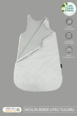 MORDESİGN Bebek Uyku Tulumu, Yenidoğan Müslin Kundak, %100 Pamuk Kumaş, Giyilebilir Battaniye, Sleeper Seri thumbnail 1