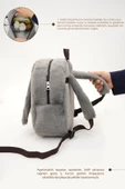 MORDESİGN Sevimli Tavşan Çocuk Sırt Çantası: Kreş/Anasınıfı İçin Peluş Kumaş Çanta, Morbunny Serisi - 3