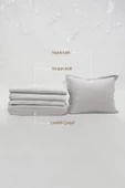 MORDESİGN Bebek Nevresim Seti, %100 Pamuk Kumaş Çift Taraflı, Çocuk Nevresim Takımı, Gingham Serisi - 3