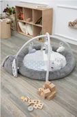 MORDESİGN Bebek Oyun Alanı, Tavşanlı Bebek Aktivite Matı, Yumuşak Oyun Matı, Baby Gym Serisi, Gri - 5