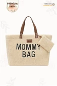 MORDESİGN Mommy Bag,Anne Bebek Bakım Çantası,Cüzdan Hediyeli, XL Büyük Boy,Kadın Çantası,Morteddy Serisi - 1