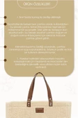 MORDESİGN Teddy Bag, Anne Bebek Bakım Çantası, Cüzdan Hediyeli, XL Büyük Boy, Kadın Çantası, Morteddy Serisi - 3