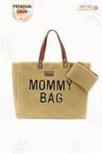 MORDESİGN Mommy Bag, Anne Bebek Bakım Çantası, Cüzdan Hediyeli, XL Büyük Boy, Kadın Çantası, Morteddy Serisi - 1
