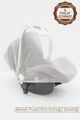 MORDESİGN Bebek Lüx Puset/Oto Koltuk Sinekliği, Sahra Serisi, Beyaz(TÜM BEBEK PUSET/OTO KOLTUĞU İLE UYUMLUDUR) - 1