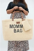MORDESİGN Mommy Bag,Anne Bebek Bakım Çantası,Cüzdan Hediyeli, XL Büyük Boy,Kadın Çantası,Morteddy Serisi - 3