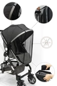 MORDESİGN Bebek Arabası Sinekliği/cibinliği, Sahra Serisi, Siyah (tüm Bebek Arabaları Ile Uyumludur) - 2