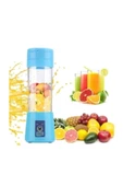 Portatif Taşınabilir380 Ml Usb Şarjlı Mavi El Blender - 2