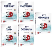 3D Yayınları YKS AYT Eşit Ağırlık Soru Bankası 5 li Set 3D Yayınları - 1