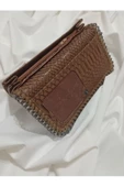 Kadın Çıtçıtlı Çok Gözlü Büyük Boy Kartlık Cüzdan - 3