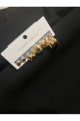 GOLD RENK ÇELİK KÜPE SETİ - 1