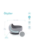 SEVİ BEBE Vakum Tabanlı Silikon Kase Gri - 4