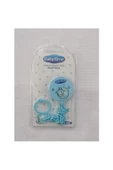 BABYTİME Desenli Emzik Askısı Mavi Bt198 - 1