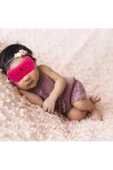 JUSSO Bebek Uyku Maskesi Pembe Baykuş - 5