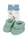 Sevi Bebe Mint Yeşil Kiraz Çekirdekli Patik - 1