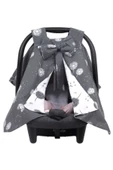 SEVİ BEBE Fiyonklu Ana Kucağı Örtüsü ART-204 Uç Uç Desen - 2
