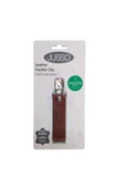 Jusso Deri Korumalı Metal Klipsli Emzik Askısı Koyu Kahve - 3