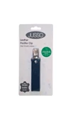 Jusso Deri Korumalı Metal Klipsli Emzik Askısı Lacivert - 4