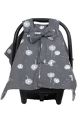 SEVİ BEBE Fiyonklu Ana Kucağı Örtüsü ART-204 Uç Uç Desen - 1