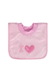 SEVİ BEBE Unisex Bebek Pembe Yakalı Havlu Önlük - 2