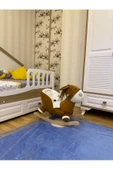 EĞİTİCİ AHŞAPLAR Eğitici Peluş Sallanan Ahşap Sandalye, Sallanan At 2 Yıl Garantili - 6
