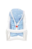 SEVİ BEBE Mama Sandalyesi Minderi Art-150 Mavi Yıldız - 1