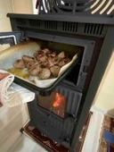 Rekor Lima Tuğlalı Kuzineli Döküm Şömine 6 Parça Boru Hediyeli - 8