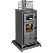 Rekor Lima Tuğlalı Kuzineli Döküm Şömine 6 Parça Boru Hediyeli - 1