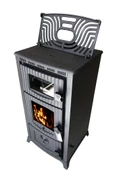 Rekor Lima Tuğlalı Kuzineli Döküm Şömine 6 Parça Boru Hediyeli - 4