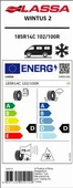 185R14C 102/100R 8PR WINTUS 2 M+S / SFM LASSA - 4