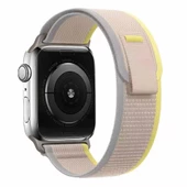 Apple Watch 10 42mm Zore KRD-77 Hasır Kordon - 1