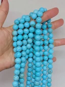 Turkuaz Taşı Dizi 10mm (54348) thumbnail 3