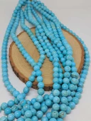 Turkuaz Taşı Dizi 10mm (54348) thumbnail 1