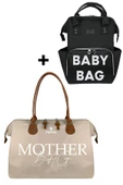 Bye Bye Mother Bag Anne Bebek Bakım Omuz Çantası Silver Anne Bebek Bakım Sırt Çantası - 1