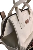 Bye Bye Silver Anne Bebek Bakım Kadın Sırt Çantası-Bej - 6