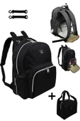 Stylo Duo Siyah Backpack For Mothers Bebek Bakım Çantası thumbnail 1