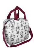 Bye Bye Beslenme Çantası Ve Termos Yemek Taşıma Çantası Omuz Askılı-Bordo Panda - 4