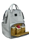 Stylo Star Anne Bebek Çantası Ve Küçük Termal Çanta Kül Gri - 3