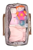 Stylo Mommy Bag Usa Anne Bebek Bakım Ve Kadın Çantası - Bej - 4
