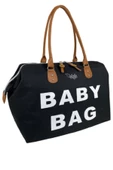 Stylo Baby Bag Baskılı Tek Anne Bebek Bakım Omuz Çantası -siyah - 3