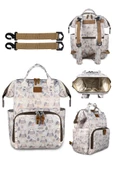 Stylo Paris Anne Bebek Bakım Çantası ve Isı Yalıtımlı Beach Bag Termos Çanta-2'li Takım - 5