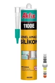 Akfix Genel Amaçlı Beyaz Silikon 280Gr 1100E - 2
