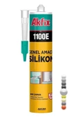Akfix Genel Amaçlı Beyaz Silikon 280Gr 1100E - 1